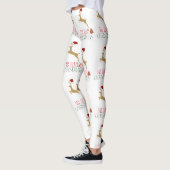 Moderne Weihnachtsleggings Leggings (Links)