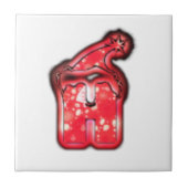 Moderne Weihnachtsmannmütze Collection Fliese (Vorderseite)