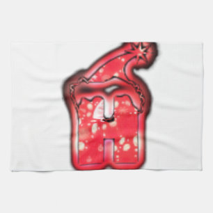 Moderne Weihnachtsmannmütze Collection Geschirrtuch