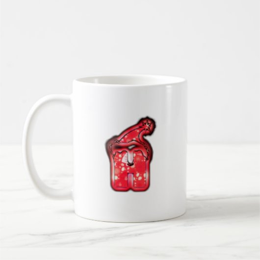 Moderne Weihnachtsmannmütze Collection Kaffeetasse (Links)