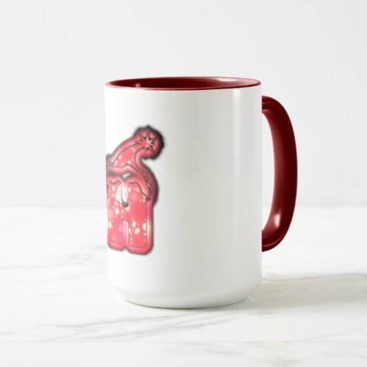 Moderne Weihnachtsmannmütze Collection Tasse (VorderseiteRechts)