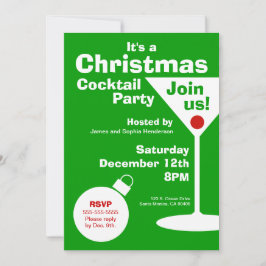 Moderne WeihnachtsParty Einladung