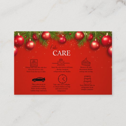 Moderne Weihnachtssaison in Unternehmen Visitenkarte (Vorderseite)