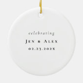 Moderne Weihnachtsschmuck (Hinten)