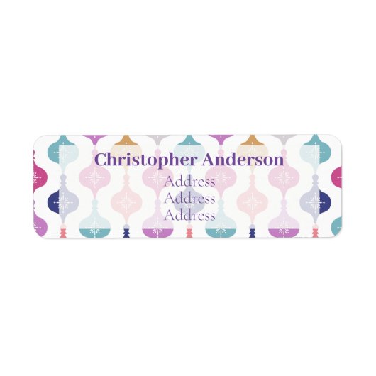 Moderne Weihnachtsschmuck (Vorne)