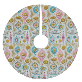 Moderne Weihnachtsschmuck aus dem Mittelalter Polyester Weihnachtsbaumdecke