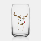 Moderne Weihnachtsschmuck Dosenglas (Rückseite)