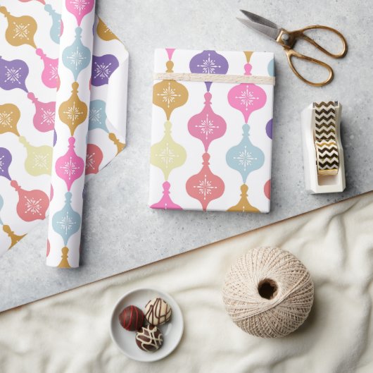 Moderne Weihnachtsschmuck Geschenkpapier (Kunsthandwerk)