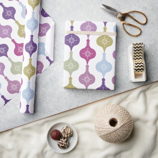 Moderne Weihnachtsschmuck Geschenkpapier (Kunsthandwerk)