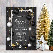 Moderne Weihnachtsschmuck Weihnachten Party Einladung