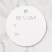 Moderne Weihnachtsstern Berries Kleider Geschenkta Geschenkanhänger (Rückseite)