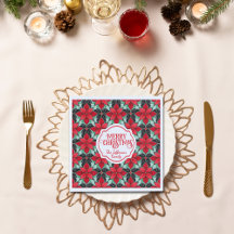 Moderne Weihnachtsstern-Muster-Weihnachten schwarz