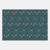 Moderne Weihnachtswrapping Paper Sheets 2026 Geschenkpapier Set (Vorderseite 2)