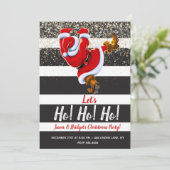 Moderne Weihnachtszeit-Party Einladungen (Stehend Vorderseite)