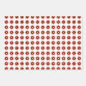 Moderne Weihnachtszeit-Sternexplosion des Mittelal Geschenkpapier Set (Vorderseite 3)