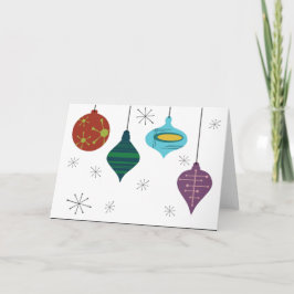 Moderne Weihnachtszwiebeln aus dem Mittelalter Feiertagskarte