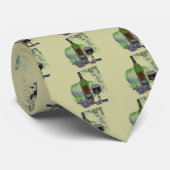 Moderne Wein-und Trauben-Kunst Krawatte (Gerollt)