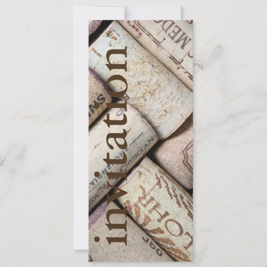 moderne Weinkellereien - Brautparty Einladung (Vorderseite)