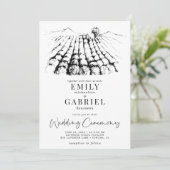 Moderne Weinkellereien Einladung (Stehend Vorderseite)