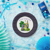 Moderne Weinprobe Pappteller (Party)