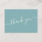 Moderne, weiß-grüne leafy Discount-Karte Rabattkarte (Rückseite)