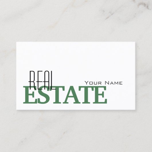 Moderne Weiß und Grün mit Beruflichem Foto Visitenkarte (Vorderseite)