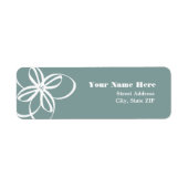 Moderne weiße Blume (Vorne)