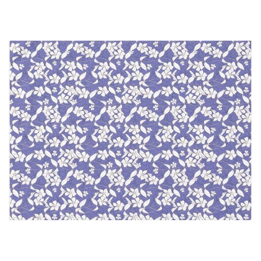 Moderne weiße Blume auf einem Deich Tischdecke (Vorderseite (Horizontal))