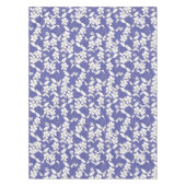 Moderne weiße Blume auf einem Deich Tischdecke (Vorderseite)