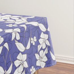 Moderne weiße Blume auf einem Deich Tischdecke