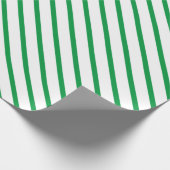 Moderne, weiße, diagonal gestreifte Muster - Urlau Geschenkpapier (Ecke)