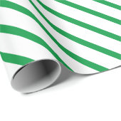 Moderne, weiße, diagonal gestreifte Muster - Urlau Geschenkpapier (Rolleneckpunkt)