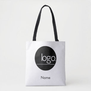 MODERNE, WEISSE, EIGENE LOGO-MARKENBEZEICHNUNG TASCHE
