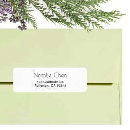 Moderne, weiße Elegante Schriftart