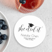 Moderne, weiße Elegante Schriftart Abschluss