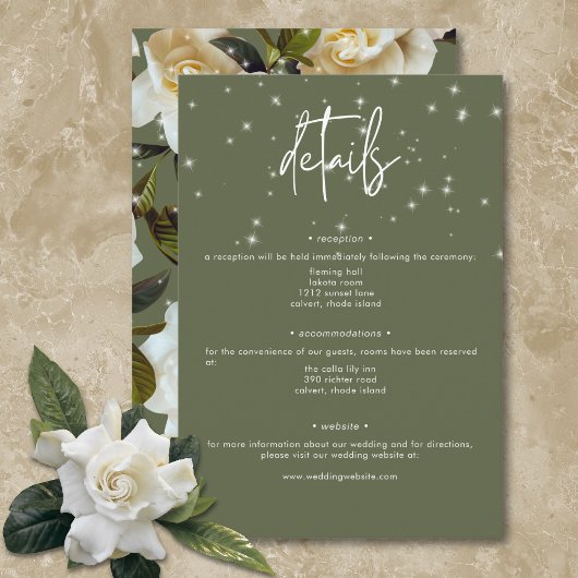 Moderne weiße Gärten auf der Sonnenterrasse Detail Begleitkarte