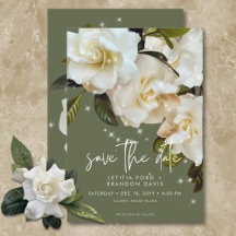 Moderne weiße Gärten auf Sage Sparkle Wedding