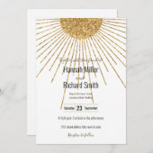 Moderne, weiße goldene Sonne (Vorne/Hinten)