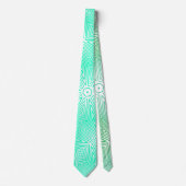 MODERNE WEISSE GRÜNE NIEDLICH NECK TIE KRAWATTE (Vorderseite)