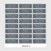 Moderne, weiße Marineinfanteretiketten mit individ Aufkleber (Blatt)