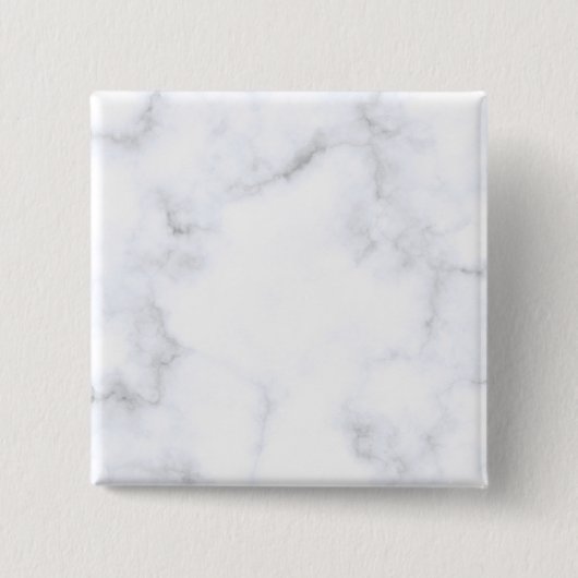 Moderne weiße Marmor Button (Vorderseite)