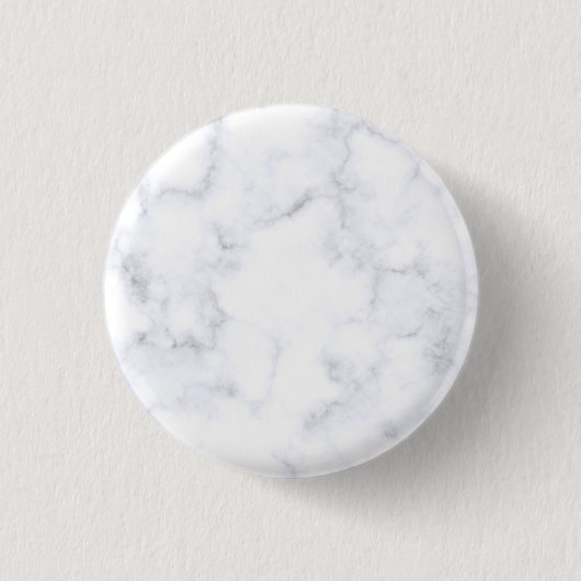 Moderne weiße Marmor Button (Vorderseite)