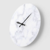 Moderne weiße Marmor Große Wanduhr (Winkel)