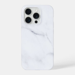 Moderne weiße Marmor iPhone 15 Pro Hülle
