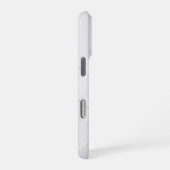 Moderne weiße Muster iPhone Hülle (Rechte Seite)