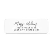 Moderne, weiße Schwarze Hand (Vorne)