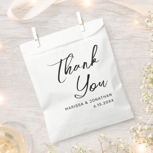 Moderne, weiße Schwarze Hand Geschenktütchen (Ausgeschnitten)