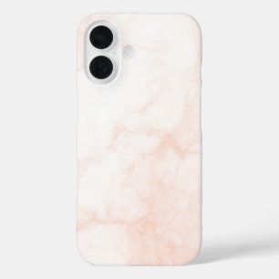 Moderne weiße und goldene Marmor iPhone 16 Hülle
