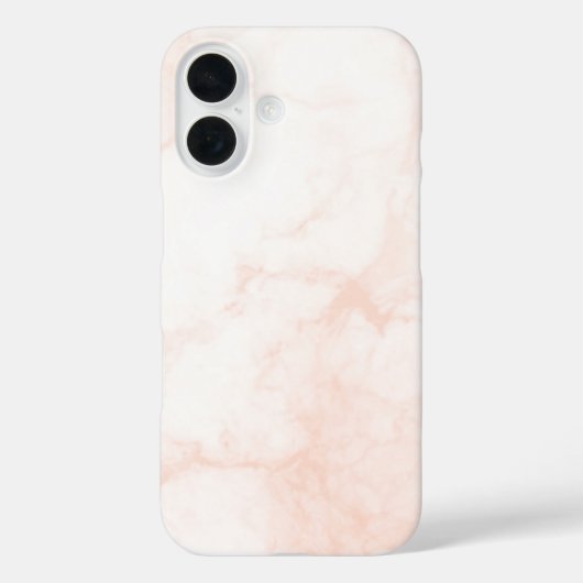 Moderne weiße und goldene Marmor Case-Mate iPhone Hülle (Rückseite)