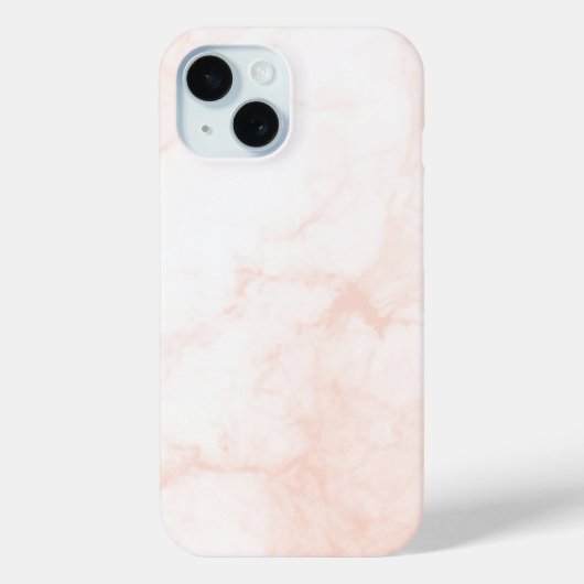 Moderne weiße und goldene Marmor Case-Mate iPhone Hülle (Rückseite)